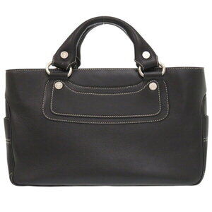 Celine Boogie Bag Leather Black Handbag